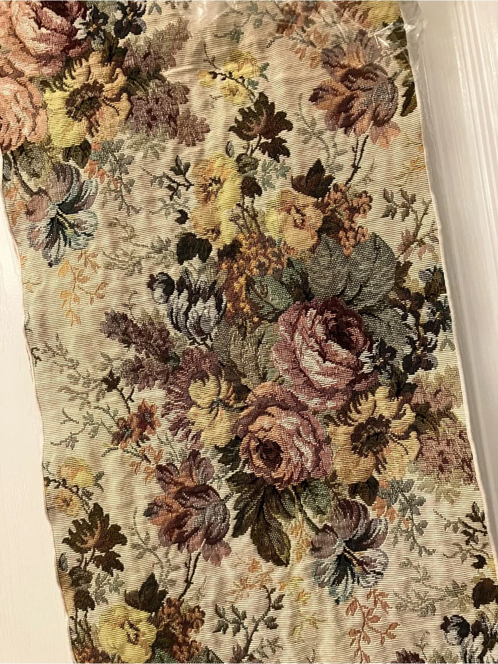 Floral Tapestry Table Runner